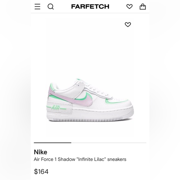 Air Force 1 Shadow "Infinite Lilac" sneakers - Picture 1 of 6